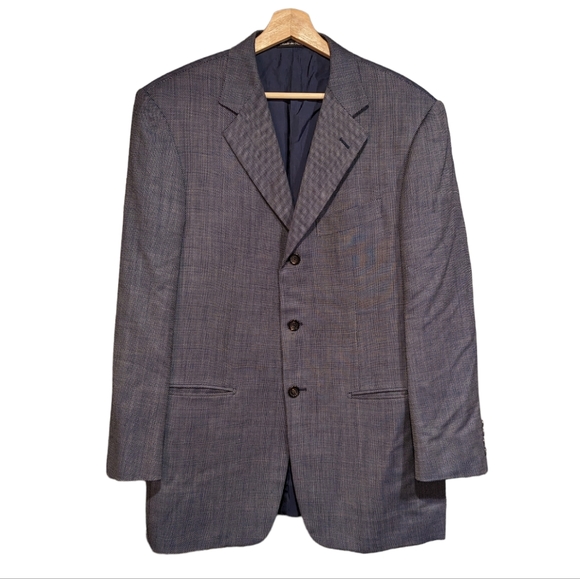 Pal Zileri Gruppo Forall 3 Button Pure Virgin Wool Sport Coat - Men's Size 40R - Picture 1 of 10